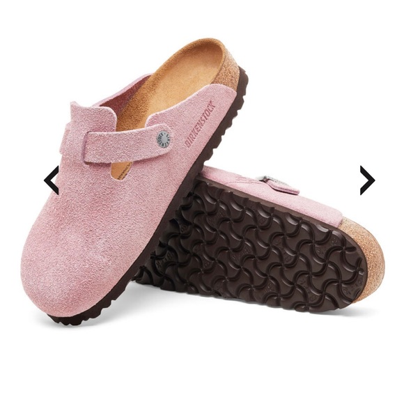 Birkenstock Shoes - Birkenstock Pink Boston Clogs Sz 38 7.5
